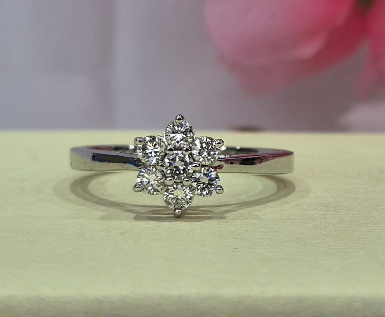 Adorned Lab Grown Diamond 925 Sterling Ring